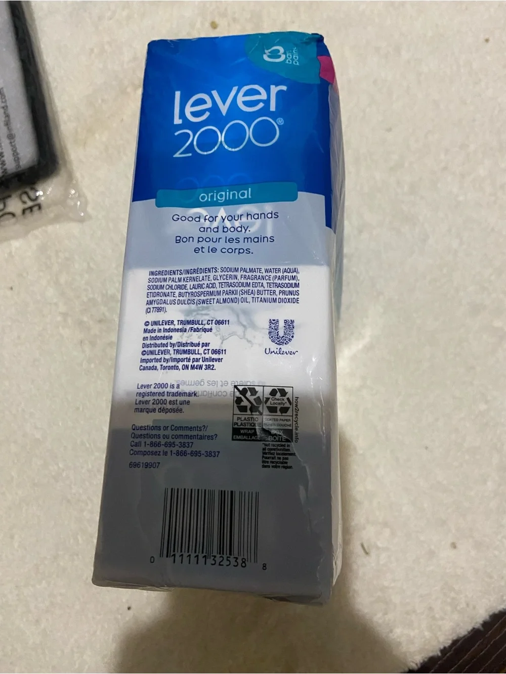 Lever 2000 Original 8 Bars Soap Trusted Clean Removes Oil Dirt Germs Old Formula